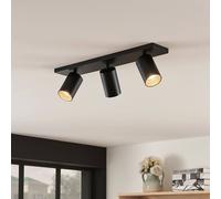 Arcchio faretto Brinja, set di 2, nero, angolare, a 3 luci