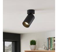 Arcchio faretto Brinja, set di 3, nero, rotondo, Ø 6 cm, GU10