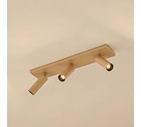 Arcchio Faretto da soffitto Brinja Slim, marrone, a 3 luci, GU10 MR11 Arcchio