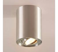 Arcchio faretto da soffitto Jolina, rotondo, grigio, 13 cm, metallo Arcchio