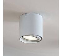 Arcchio Faretto da soffitto Mabel, Ø 13 cm, bianco, metallo, GU10 Arcchio