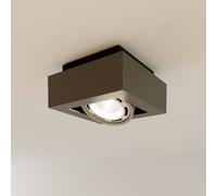 Arcchio Faretto da soffitto Ronka, grigio, 19 cm x 19 cm, GU10 Arcchio