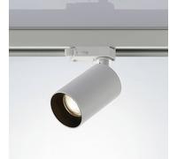 Arcchio Faretto su binario Brinja, bianco, Ø 6 cm, trifase, GU10 9928016