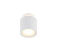 Arcchio plafoniera Walisa, Ø 10 cm, bianco, diffusore, GU10 Arcchio
