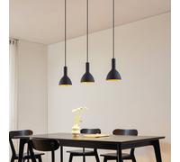 Arcchio Lampada a sospensione dimmerabile (Moderno) colore Nero, in Metallo ad es. Cucina lampada da soffitto plafoniera illuminazione
