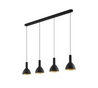 Arcchio Lampada a sospensione dimmerabile (Moderno) colore Nero, in Metallo ad es. Cucina lampada da soffitto plafoniera illuminazione