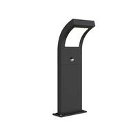 Arcchio lampada da esterni con sensore di movimento (Moderno) colore Nero, in Alluminio lampadina inclusa Lampioncino paletto luminoso viale lampioncino