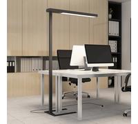 Arcchio Lampada da terra per ufficio Susi, nero, sensore, dimmer a sfioramento Arcchio