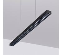 Arcchio Lampada LED a sospensione da ufficio Jolinda, nero, 118 cm, alto/basso Arcchio