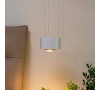 Arcchio lampada LED a sospensione Rotari, lente, faretto, bianco Arcchio
