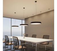 Arcchio Lampada LED a sospensione Vanida, nero, Ø 60 cm, su/giù Arcchio