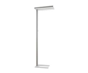Arcchio Lampade da terra per ufficio dimmerabile con sensore di movimento (Moderno) colore Grigio, in Alluminio ad es. Studio & Ufficio lampadina inclusa Lampada lampada