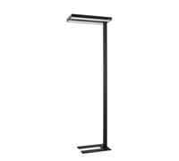 Arcchio Lampade da terra per ufficio dimmerabile con sensore di movimento (Moderno) colore Nero, in Alluminio ad es. Studio & Ufficio lampadina inclusa Lampada lampada