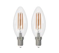 Arcchio Lampadina LED a filamenti E14 a candela, set di 2, 4000 K Arcchio