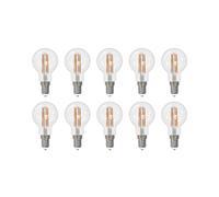 Arcchio Lampadina LED a filamenti E14 G45, set di 10, 4000 K Arcchio