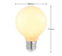 Arcchio Lampadina LED E27 8W G80 2.700K dimmerabile, opalina Arcchio