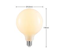 Arcchio Lampadina LED G125 E27, 6 W, 2.700 K, opalina, dimmerabile Arcchio