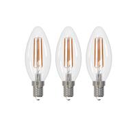 Arcchio LED a filamento E14 a candela, set di 3, 4000 K Arcchio