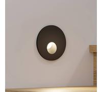 Arcchio Luci LED da incasso Vexi, Ø 7,5 cm, nero, alluminio, CCT Arcchio