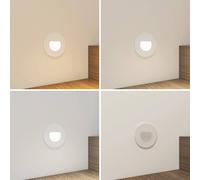 Arcchio Luci LED da incasso Vexi, Ø 7,8 cm, bianco, alluminio, CCT Arcchio