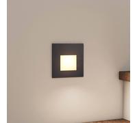 Arcchio Luci LED da incasso Vexi, 7,8 cm x 7,8 cm, nero, CCT Arcchio