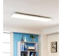 Arcchio Pannello LED Arthur, 120 x 30 cm, argento, 4000 K Arcchio
