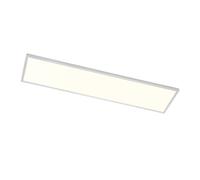 Arcchio Pannello LED dimmerabile a controllo remoto colore Bianco, in Alluminio ad es. Studio & Ufficio lampadina inclusa lampada da ufficio per postazione lavoro plafoniera