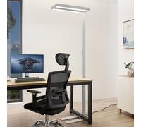 Arcchio Piantana LED Logan Pro, bianca, sensore, dimmerabile Arcchio