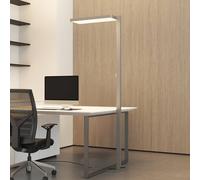 Arcchio Piantana LED Timon, 54W, argento, altezza 195 cm Arcchio