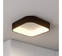 Arcchio Plafoniera LED Aleksi, 45 x 45 cm, nero, CCT Arcchio