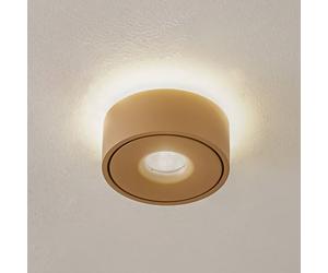 Arcchio Plafoniera LED Rotari, marrone, up and down Arcchio