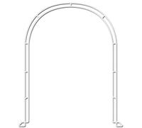 Arceau À Rosier, arco da giardino in metallo bianco, 2,2 m x 3,5 m, riconfigurabile, facile da montare, per interni ed esterni, 2,30 x 1,40 m, perfetto per eventi
