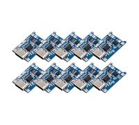 ARCELI 10 Pezzi Modulo di Carica per Batteria al Litio 18650, Modulo di Carica Tipo-C USB 5V 1A Li-Ion con Doppia Funzione di Protezione