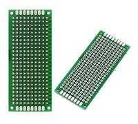 ARCELI 10PCS (3 x 7 cm) PCB Board Universale Double Sided Prototyping Breadboard Panel Circuit per DIY Saldatura