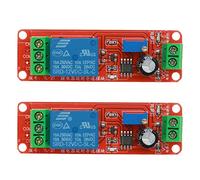 ARCELI 2 PCS NE555 12 V DC Regolabile 0-10 Secondo Timer Delay Switch Module Shield per Arduino Raspberry Pi