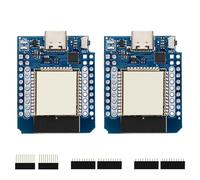 ARCELI 2 pezzi ESP32 Mini Modulo WiFi, Type-C Wireless WiFi + Bluetooth Dual Core CPU Internet Development Board compatibile con Arduino