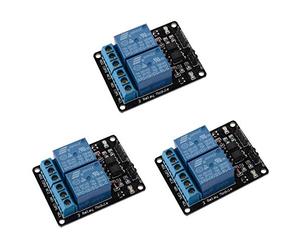 ARCELI 3 pz 2 Canali DC 5 V Modulo Relè per Arduino DSP ARM PIC AVR STM32 Raspberry Pi con Optoaccoppiatore Low Level Trigger Expansion Board