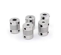 ARCELI 5 PZ Accoppiamenti flessibili da 5mm a 8mm Accoppiamento albero NEMA 17 per stampante RepRap 3D Prusa i3 o macchina CNC