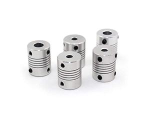 ARCELI 5 PZ Accoppiamenti flessibili da 5mm a 8mm Accoppiamento albero NEMA 17 per stampante RepRap 3D Prusa i3 o macchina CNC