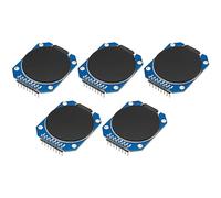 ARCELI 5Pz GC9A01 Display TFT rotondo da 1,28 pollici con risoluzione 240 x 240 e interfaccia SPI per Arduino, modulo di visualizzazione LCD da 3,3 V DC per dispositivi di visualizzazione