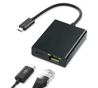 ARCELI Adattatore da Micro USB a Ethernet per Chromecast e TV Stick - Adattatore di Rete Portatile - Adattatore da USB a RJ45 Ethernet 100 Mbps - Adattatore LAN Compatibile con Fire TV Stick