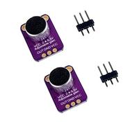 ARCELI Amplificatore per microfono 2pcs Electret, GY-MAX4466 Sensore di sblocco con controllo guadagno regolabile per Arduino