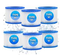 ARCELI Filtro per vasca idromassaggio, cartuccia filtro di ricambio per filtro Bestway taglia VI, per tutti i modelli Lαy-z-spa - Paris Miami Vegas Monaco Palm Spring Cancun Helsinki (6 pezzi)