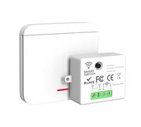 ARCELI Interruttore senza fili della luce, interruttore con telecomando, interruttore di sicurezza trasmettitore RF e controller ricevitore, 2200W/10A, Interruttore luce wireless