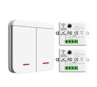 ARCELI Interruttore senza fili della luce, interruttore con telecomando interruttore di sicurezza trasmettitore RF e controller ricevitore, 2200W/10A, interruttore radio, installazione semplice