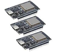 ARCELI Per scheda di sviluppo ESP32 NodeMCU, per ESP32 NodeMCU USB C modulo con WiFi 2.4 GHz + Bluetooth Dual Core CH340 Chip compatibile con Arduino (3 pezzi)