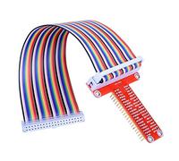 ARCELI RPi GPIO scheda di espansione breakout + cavo a nastro + adattatore T tipo GPIO assemblato 20 cm FC40 cavo piatto a nastro 40pin per Raspberry Pi 3 2 modello B & B + SC05
