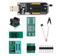 ARCELI S018 SOP8 Test Clip BIOS USB programmatore, programmatore CH341A + clip SOIC8 + adattatore da 1,8 V + adattatore SOIC8 per EEPROM 25/24 serie Flash per programma Eeprom