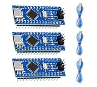 ARCELI Scheda di sviluppo Nano 328P V3 con chip CH340 5V 16M Microcontroller Type-C maschio compatibile con Arduino IDE (3 pezzi)