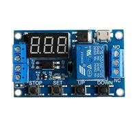 ARCELI store 6-30V Timer relè temporizzatore regolabile Modulo interruttore Tempo ritardo circuito stampato